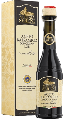 Aceto Balsamico di Modena IGP Invecchiato Etichetta Bianca Acetaia Sereni