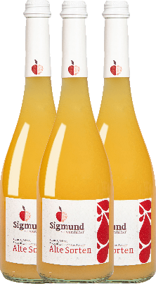 Apfelsaft Sigmund Alte Sorten 3x750ml naturtrüb Direktsaft