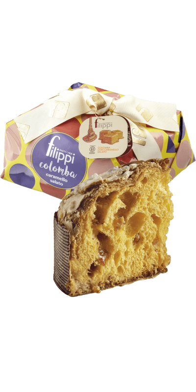 Colomba con caramello salato Filippi 750g