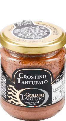 Crostino Tartufato Hühnerleberpastete mit Trüffel Giuliano Tartufi 180g