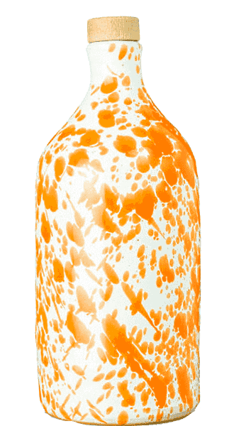 Frantoio Muraglia Olio Extra Vergine di Oliva Fruttato Medio - Tonkrug Orange Flecken
