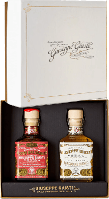 Giuseppe Giusti Geschenkset Duetto Aceto Balsamico Il Denso + Condimento Bianco