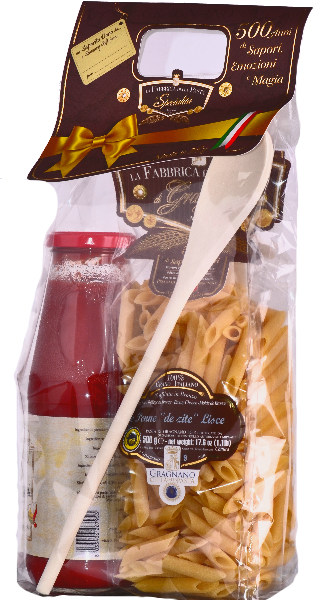 La Fabbrica della Pasta Pasta di Gragnano IGP Sempre Insieme - Kit Penne + Sugo