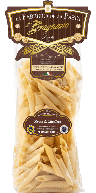 La Fabbrica della Pasta Pasta di Gragnano IGP Penne "de zite" Lisce 500g