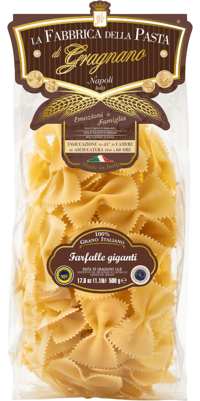 La Fabbrica della Pasta Pasta di Gragnano IGP Le Farfalle Giganti 500g