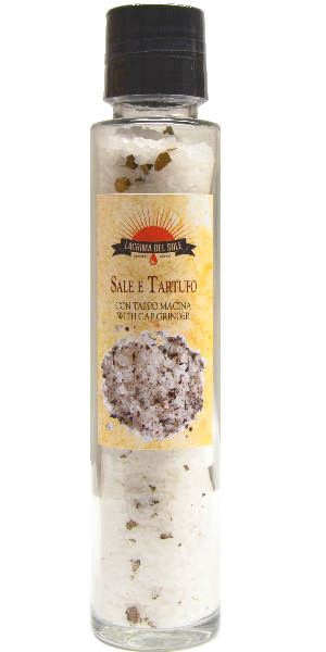 Lacrima del Sole La Rocca Sale e tartufo (Salz mit Trüffel) tappo macino