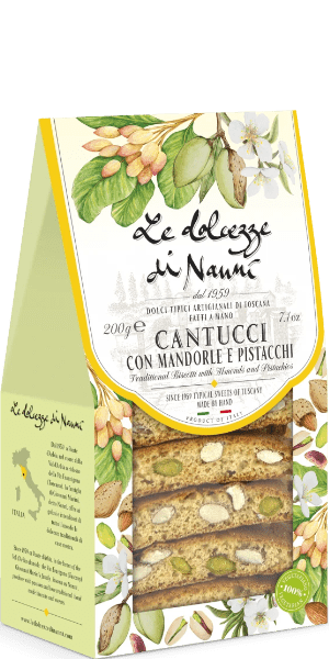 Le Dolcezze di Nanni Cantucci Mandorle e Pistacchi 200g