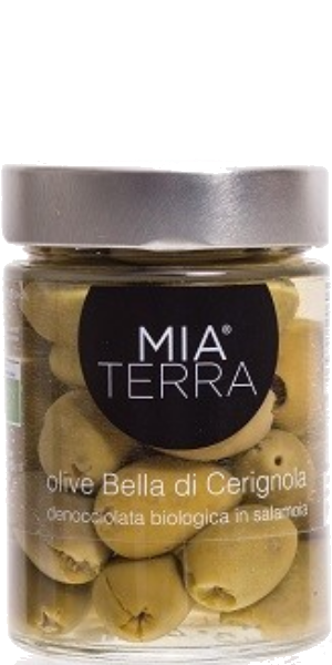 Mia Terra Olive bella di cerignola denocciolata BIO