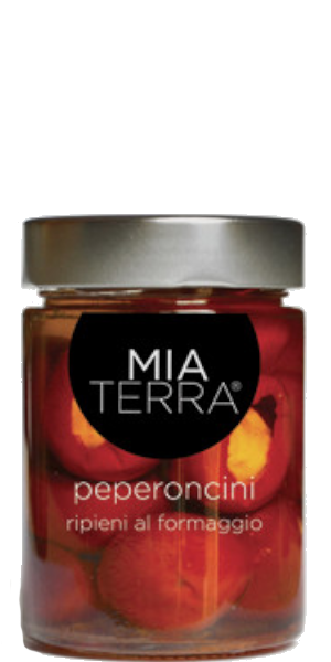 Mia Terra Minipaprika mit Frischkäse gefüllt