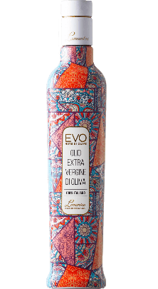 Olio Extra Vergine di Oliva Fruttato Medio Flasche Motiv Mosaico Lamantea 500ml