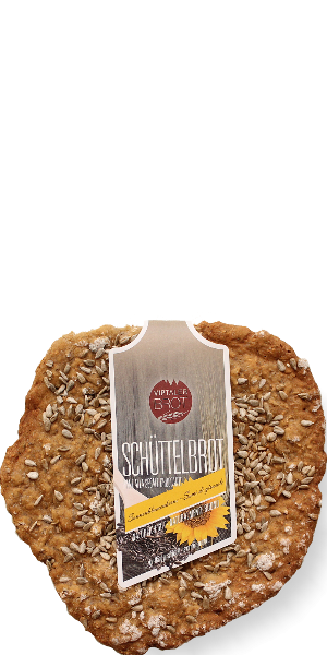 Schüttelbrot mit Sonnenblumenkernen Viptaler Brot