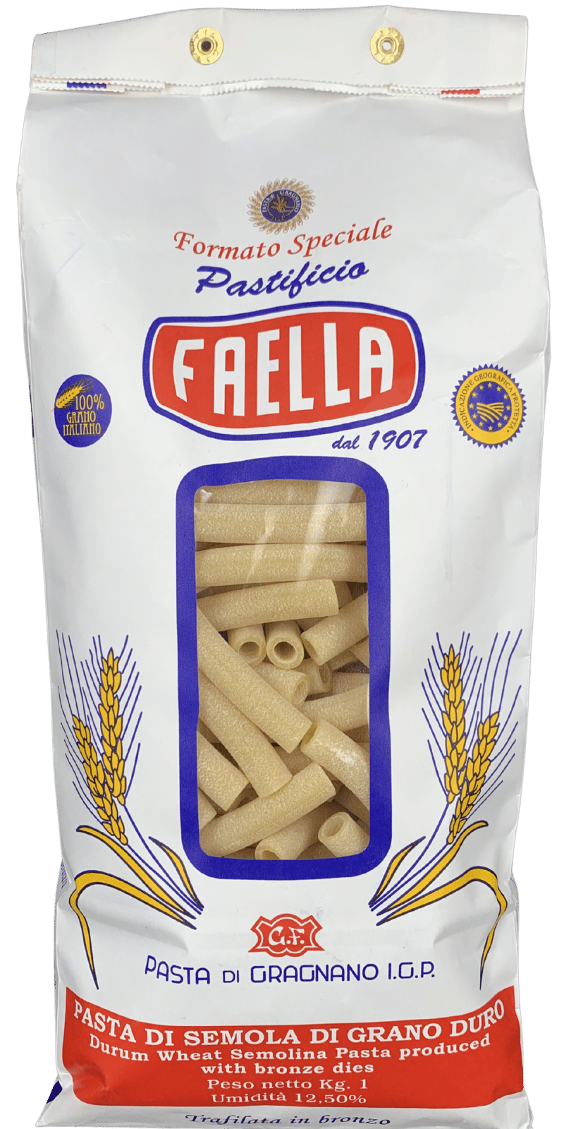 Ziti Tagliati 1kg - Pastificio Faella Pasta di Gragnano IGP