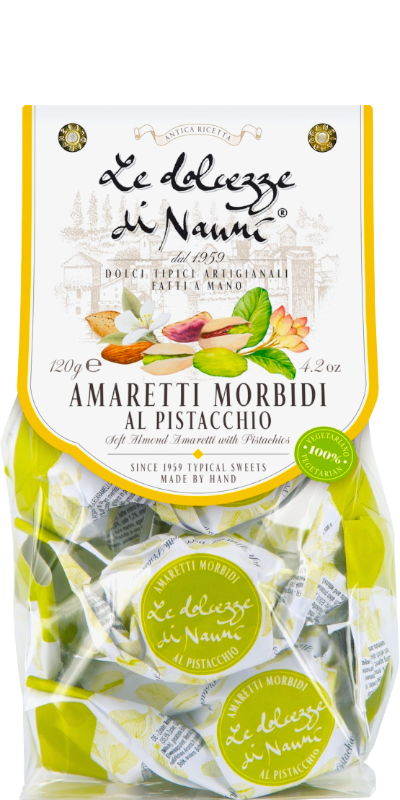 Amaretti Morbidi al Pistacchio 120g - Le Dolcezze di Nanni