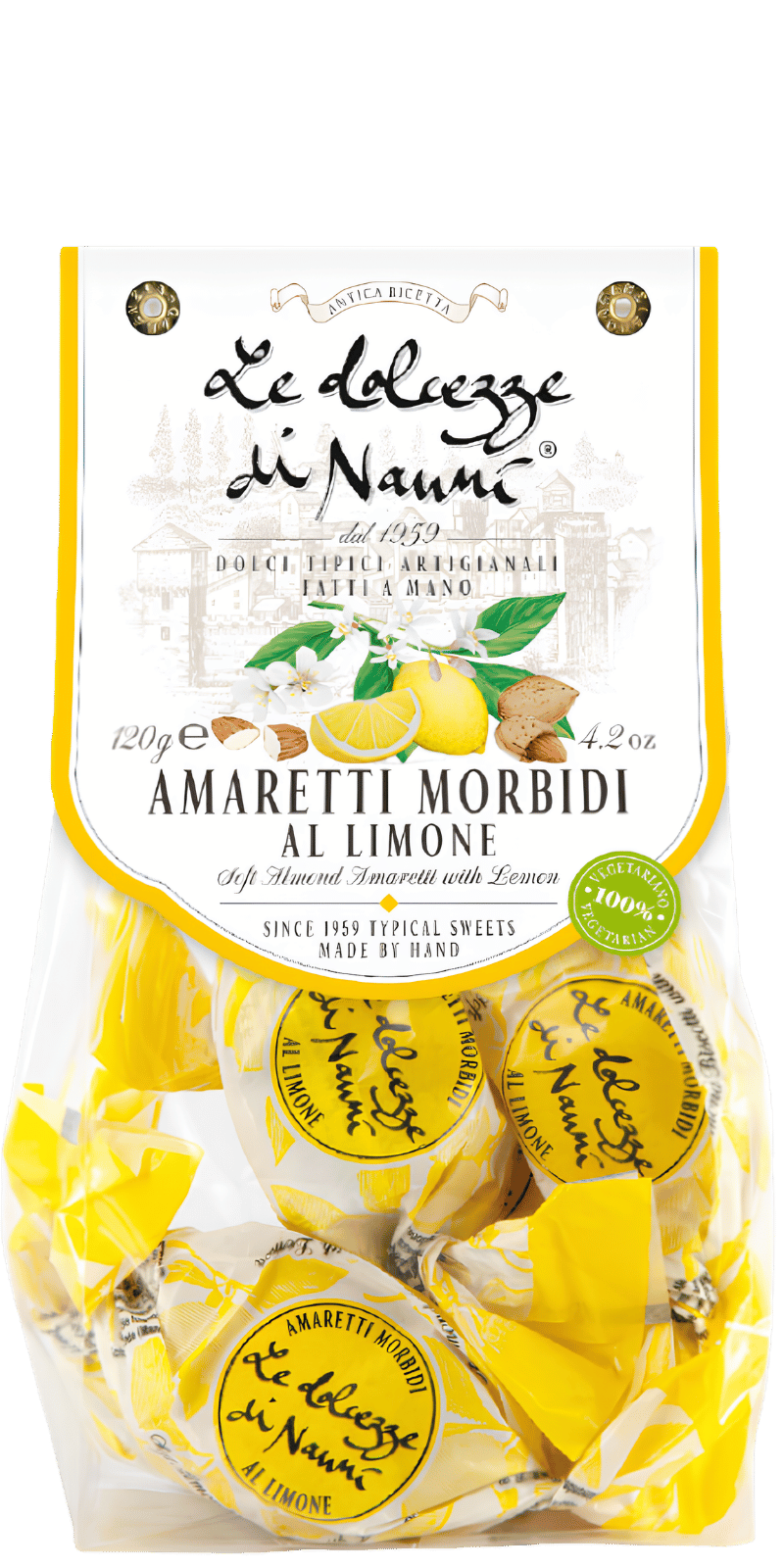 Amaretti Morbidi al Limone 120g - Le Dolcezze di Nanni