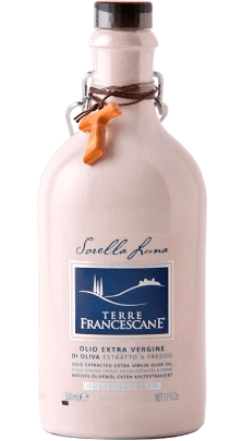 'Sorella Luna' Olio Extra Vergine di Oliva Keramikflasche - Terre Francescane