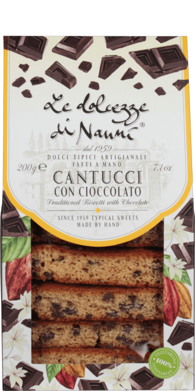 Cantucci Lunghi con Cioccolato 200g - Le Dolcezze di Nanni