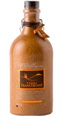 'Il Pellegrino' Olio Extra Vergine di Oliva Keramikflasche - Terre Francescane