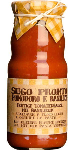Sugo Pronto Pomodoro e Basilico Casarecci Di Calabria