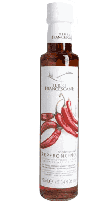Chili-Würzöl auf Basis von Olivenöl Extra Vergine - Terre Francescane