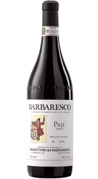 Barbaresco DOCG  Riserva Paje´ Produttori del Barbaresco